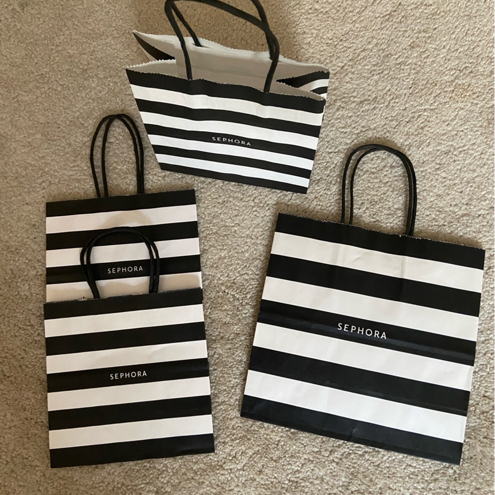 Sephora shopping bags